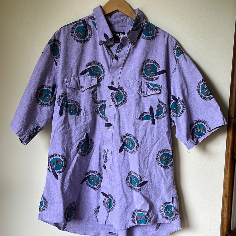 Wrangler cowboy cut regular fit button down shirt - Picture 2 of 12